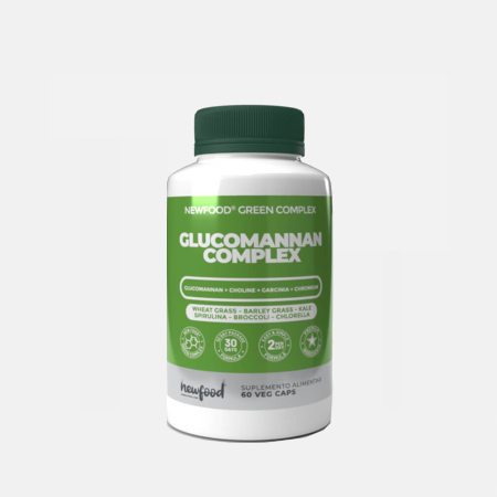 GLUCOMANNAN Complex – 60 cápsulas – NewFood