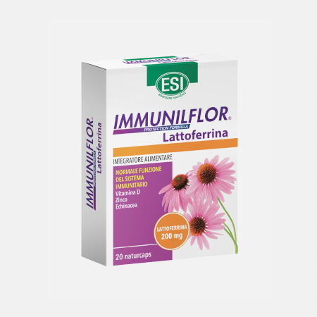 Immunilflor Lactoferrina 200mg – 20 cápsulas – ESI