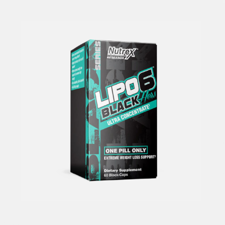 Lipo 6 Black Hers Ultra Concentrate – 60 cápsulas – Nutrex