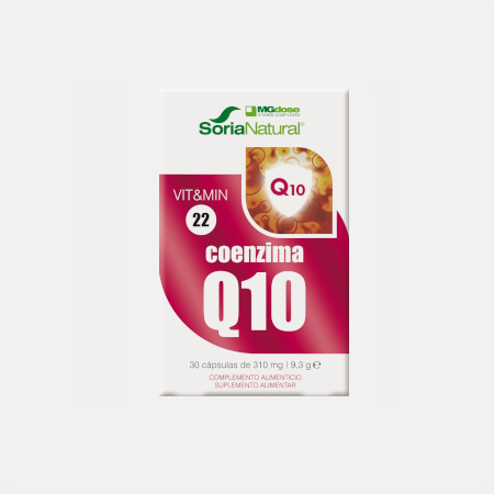 Vit&min 22 Coenzima Q10 – 30 cápsulas – Soria Natural