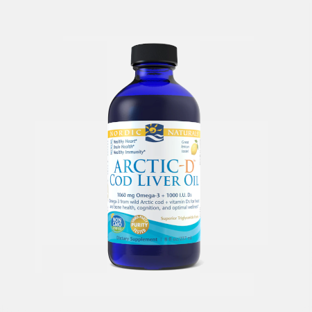 Arctic D3 Cod Liver Oil – 237 ml – Nordic Naturals