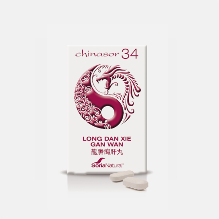 Chinasor 34 Long Dan Xie Gan Wan – 30 comprimidos – Soria Natural