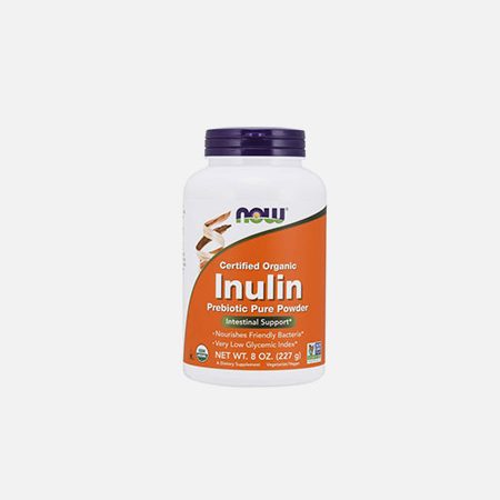 Inulin Prebiotic Pure Powder – 227g – Now