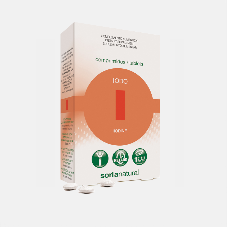 Iodo Retard – 48 comprimidos – Soria Natural