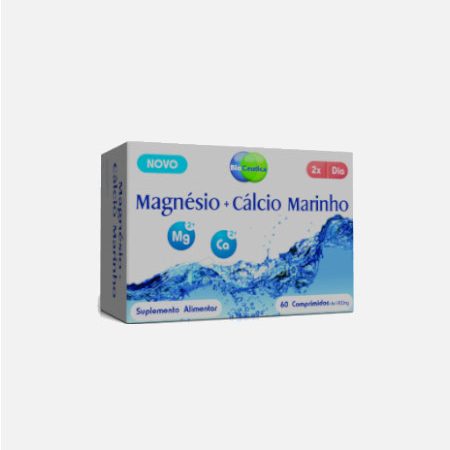 Magnésio + Cálcio Marinho – 60 comprimidos – Biocêutica