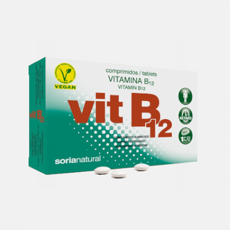 Vitamina B12 Retard – 48 comprimidos – Soria Natural