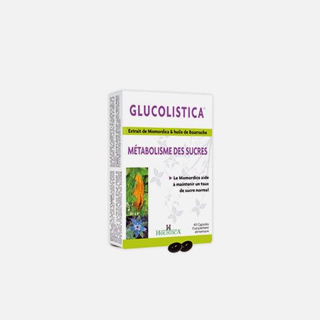 Glucolistica – 40 cápsulas – Holistica