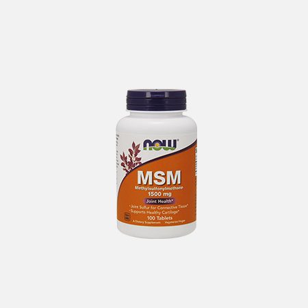 MSM 1500 mg – 100 comprimidos – Now