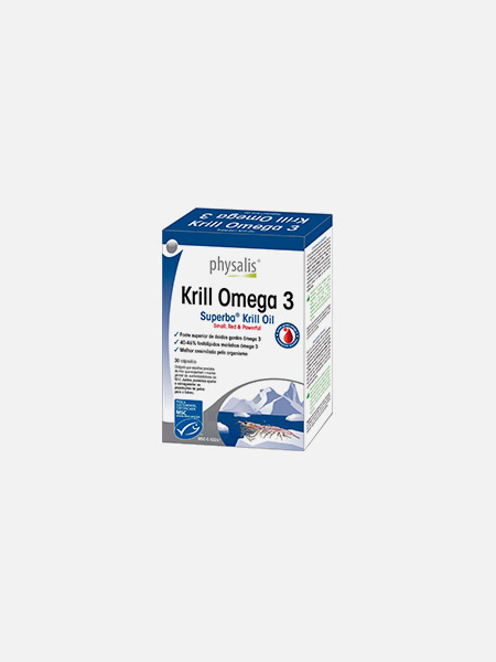 Physalis Krill Omega 3 - 30 Cápsulas - Biocêutica