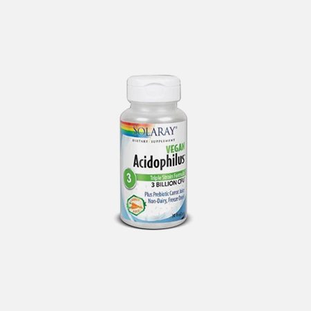 Acidophilus Plus – 30 cápsulas – Solaray