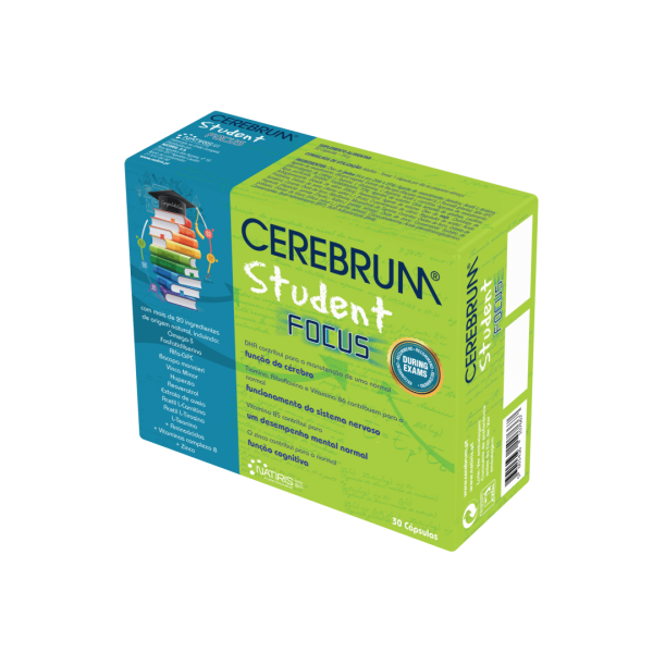 Cerebrum Student Focus - 30 cápsulas - Natiris