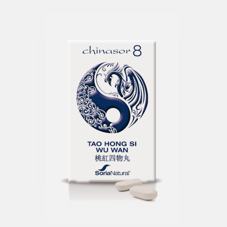 Chinasor 08 Tao Hong Si Wu Wan – 30 comprimidos – Soria Natural