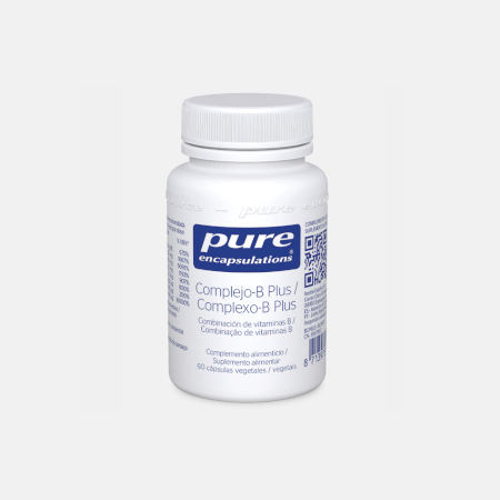 Complexo B Plus – 60 cápsulas – Pure Encapsulations