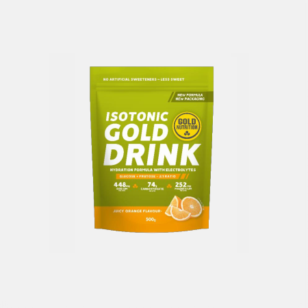 Isotonic Gold Drink Laranja – 500 g – Gold Nutrition