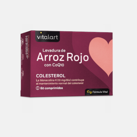 Levedura de Arroz Vermelho com CoQ10 – 60 comprimidos – Vitalart