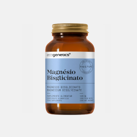 Magnésio Bisglicinato – 120 comprimidos – EcoGenetics