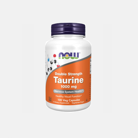 Taurine Double Strength 1000 mg – 100 cápsulas – Now