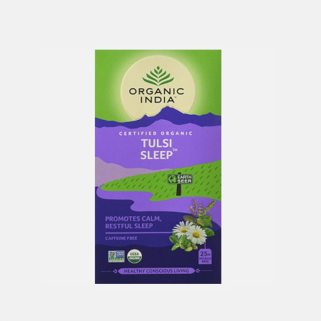 Tulsi Sleep Infusão Bio – 25 saquetas – Organic India