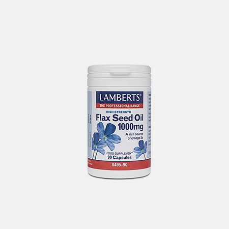 Flax Seed Oil 1000mg – 90 cápsulas – Lamberts
