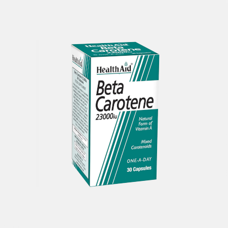 Beta-Carotene VIitamin A 23000UI 15mg – 30 cápsulas – Health Aid
