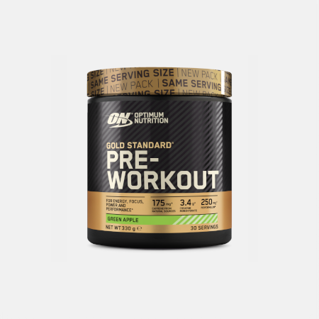 ON Gold Standard Pre-Workout Green Apple – 330g – Optimun Nutrition