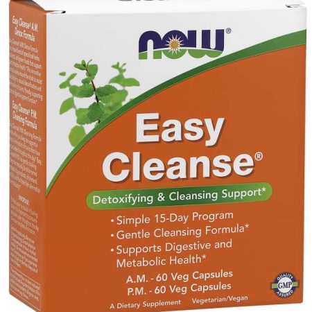 Easy Cleanse – 60+60 cápsulas – NOW