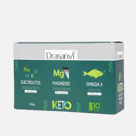 Pack Keto (Electrólitos+Magnésio+Ómega 3) – Drasanvi