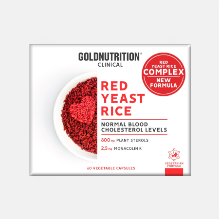 Red Yeast Rice – 60 cápsulas – Gold Nutrition