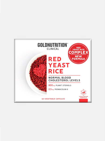 Red Yeast Rice - 60 cápsulas - Gold Nutrition