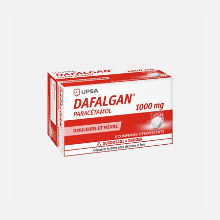 Dafalgan 1g – 8 comprimidos efervescentes – Perrigo