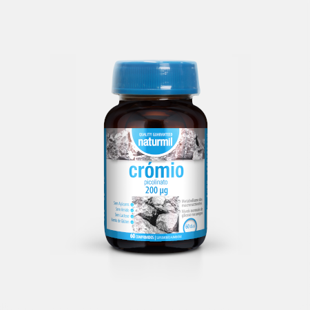 Naturmil Picolinato Crómio 200 µg – 60 comprimidos – DietMed