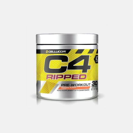 C4 Ripped Pre Workout Tropical Punch – 190 g – Cellucor