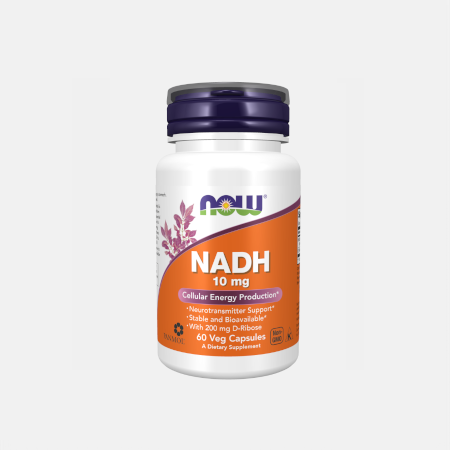 NADH 10 mg – 60 cápsulas – Now