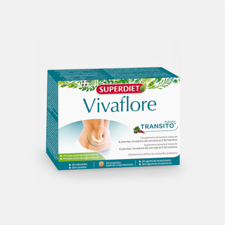 Vivaflore Trânsito – 150 comprimidos – Super Diet