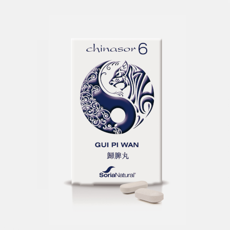Chinasor 06 Gui Pi Wan – 30 comprimidos – Soria Natural