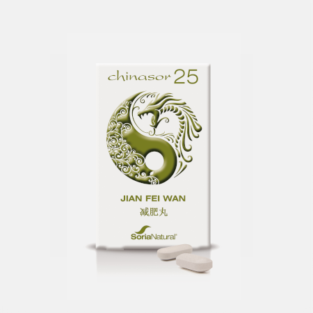 Chinasor 25 Jian Fei Wan – 30 comprimidos – Soria Natural