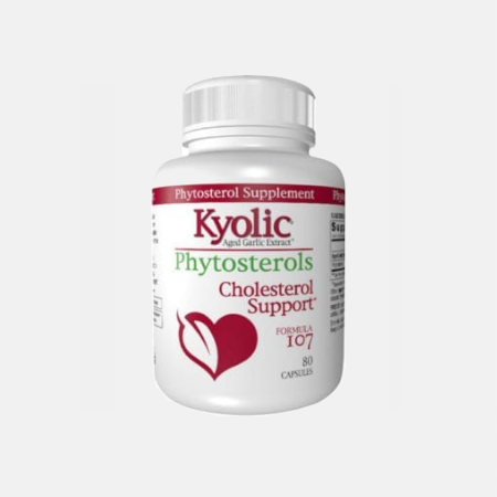 Fórmula 107 Phytosterols Cholesterol Support – 80 cápsulas – Kyolic
