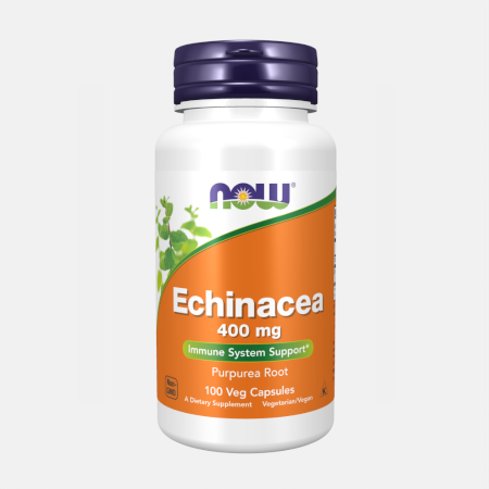 Echinacea 400 mg – 100 veg cápsulas – Now