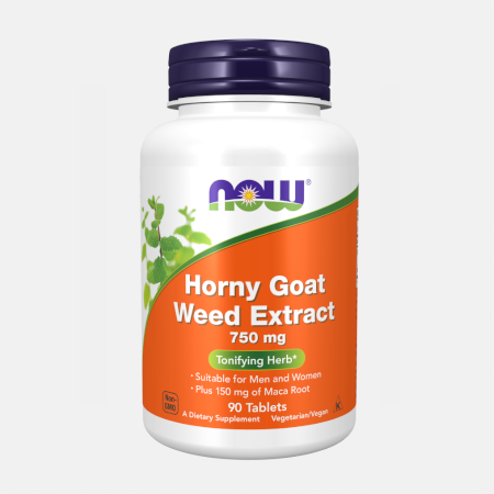 Horny Goat Weed Extract – 90 comprimidos – Now
