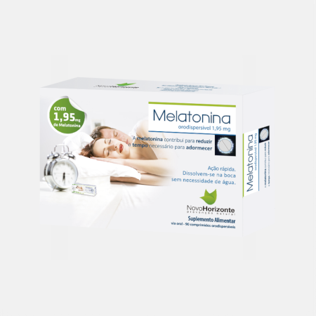 Feel Natural Melatonina Orodispersível 1,95mg – 90 comprimidos – Novo Horizonte