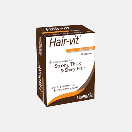 Hair-Vit – 90 cápsulas – Health Aid