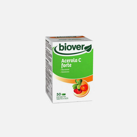 Acerola C Forte 500mg – 50 Comprimidos – Biover