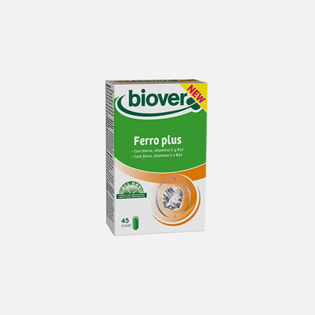 Ferro Plus – 45 comprimidos  – Biover