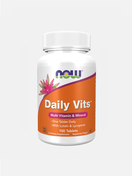 Daily Vits Multivitaminas e Minerais - 100 comprimidos - Now