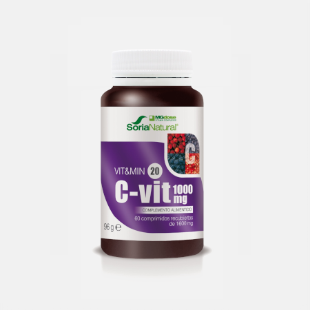 20 C-VIT 1000 mg – 60 comprimidos – Soria Natural