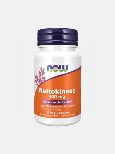 Nattokinase 100 Mg 60 Veg Cápsulas Now