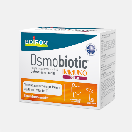 Osmobiotic Immuno Sénior – 30 saquetas – Boiron