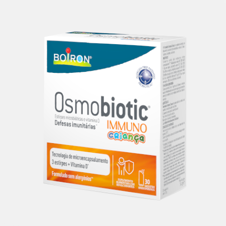 Osmobiotic Immuno Criança – 30 saquetas – Boiron
