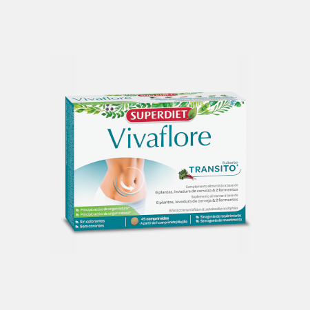 VivaFlore Trânsito – 45 cápsulas – Super Diet