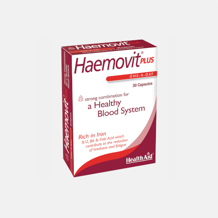 Haemovit Plus – 30 cápsulas – Health Aid
